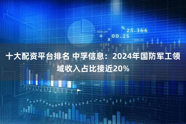 十大配资平台排名 中孚信息：2024年国防军工领域收入占比接近20%